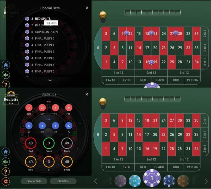 Play European Roulette Pro Special