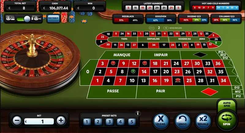 Play French Roulette Pro