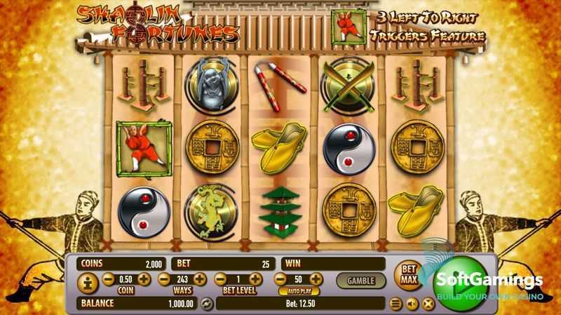 Play Shaolin Fortunes