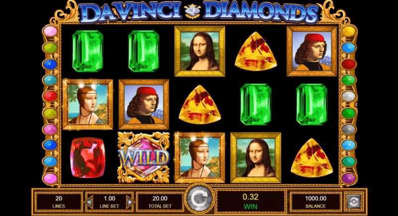 Play Quadruple Da Vinci Diamonds