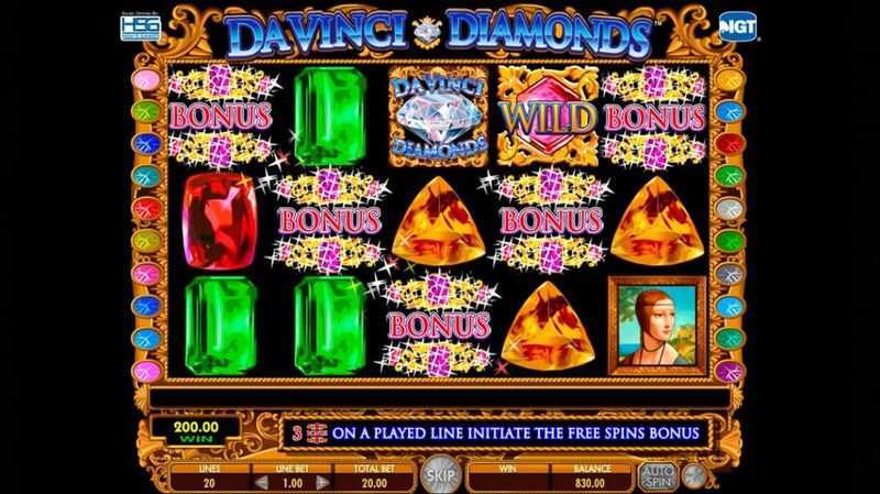 Play Da Vinci Diamonds