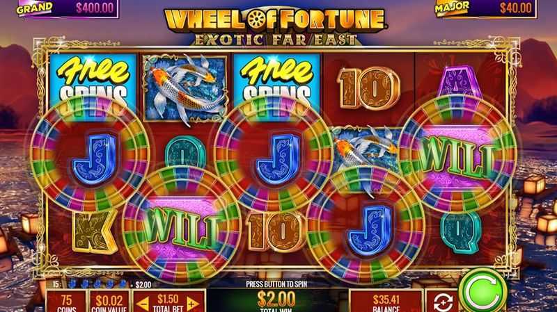 Slot Powerbucks Wheel of Fortune Exotic Far East