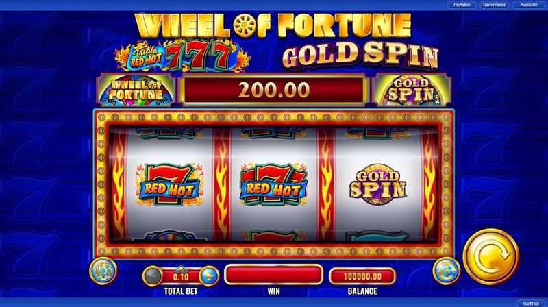 Play Wheel of Fortune Gold Spin Triple Red Hot 7s