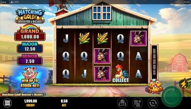 Play Hatching Gold! Rooster's Riches