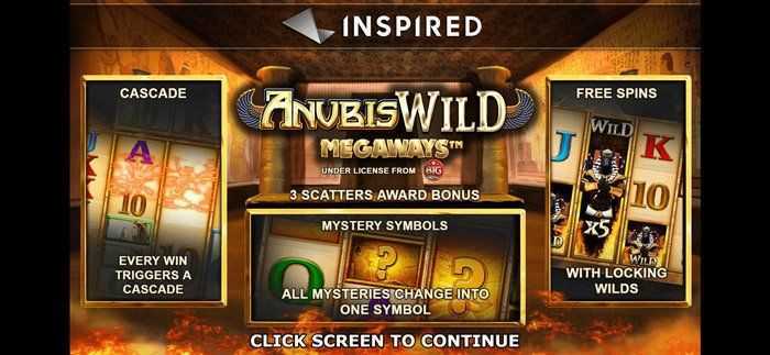 Play Anubis Wild Megaways