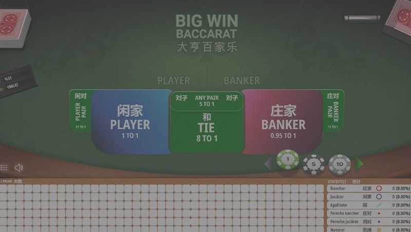 Play Big Win Baccarat