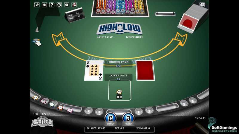 Play Casino High Low Poker