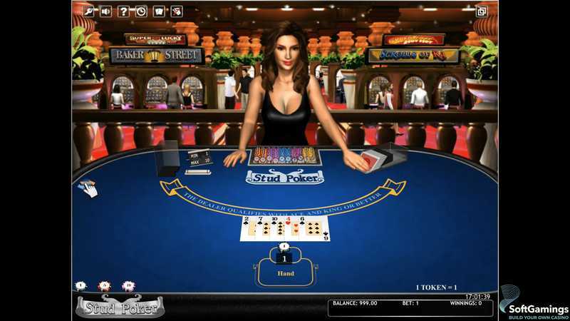 Play Stud Poker 3D