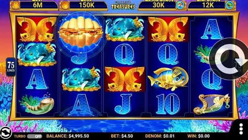 Play Ocean Spin Kingdom's Treasures