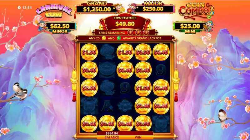 Carnival Cow Coin Combo Light and Wonder Carnival Cow Coin Combo Light and Wonder