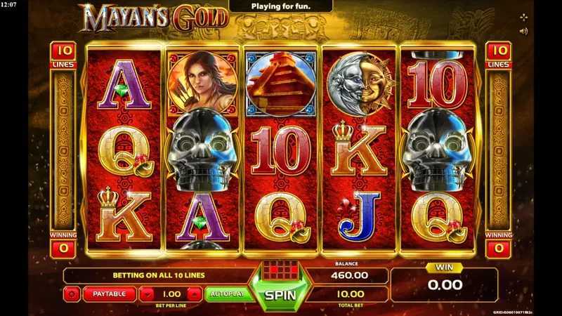 Play Mayan's Gold