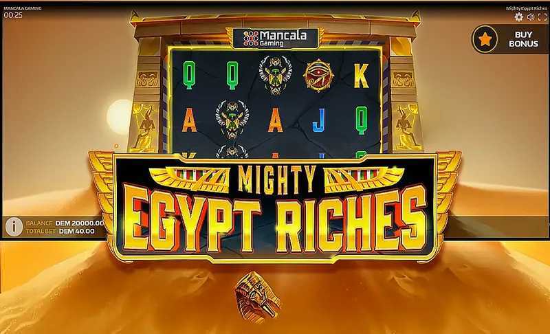 Play Mighty Egypt Riches