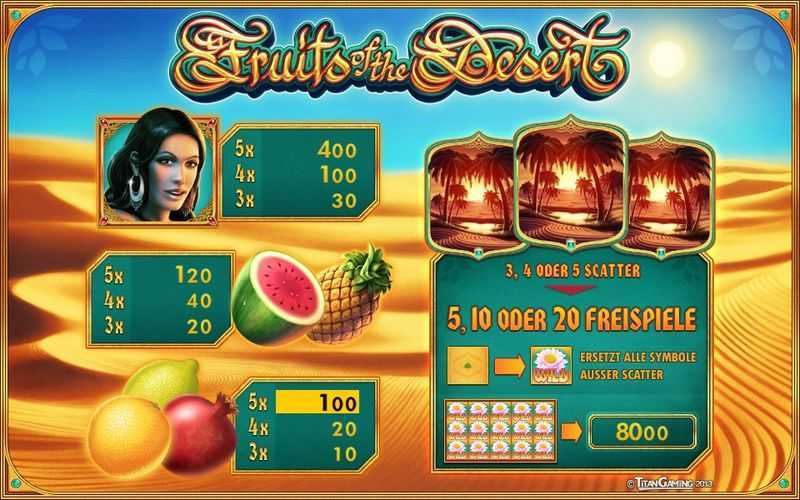 Play Fruits of the Desert