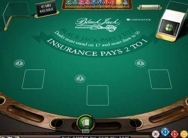 Play Blackjack Professional Series High Limit