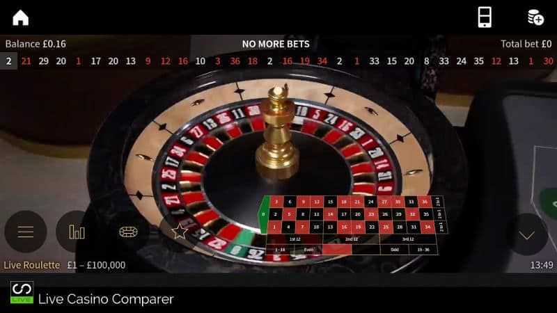 Play British Roulette Live Casino