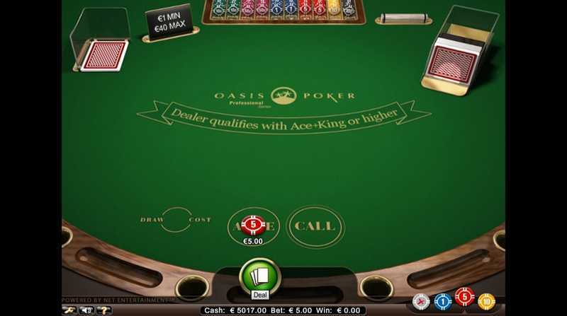 Play Oasis Poker Professional Series High Limit