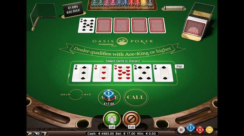 Play Oasis Poker Professional Series Low Limit