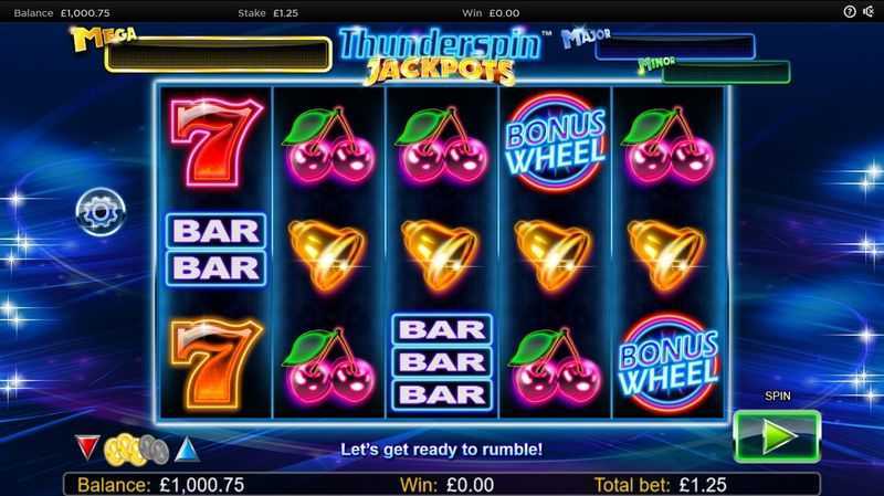 Play Thunderspin Jackpots