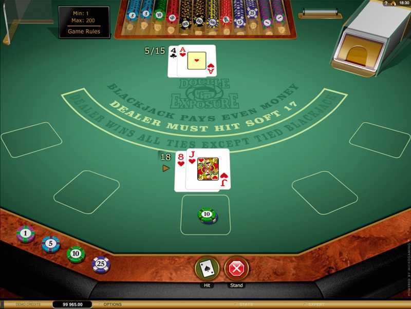 Play Exposure Blackjack