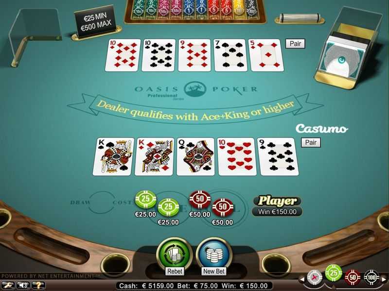 Play Oasis Poker