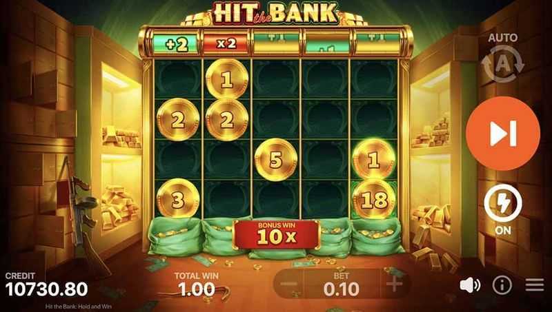 Play Hit the Bank: Hold and Win