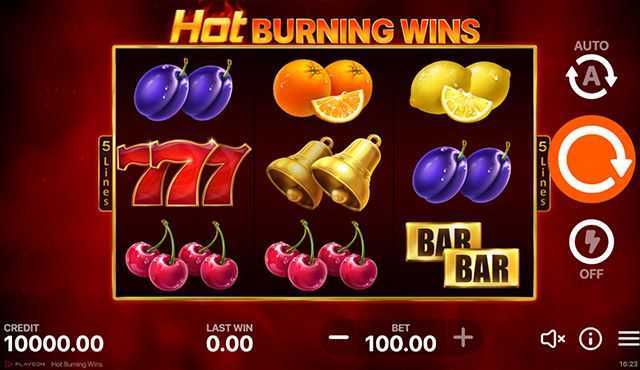 Play Hot Burning Wins