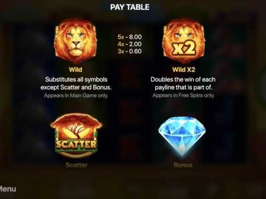 Slot Lion Gems: Hold and Win