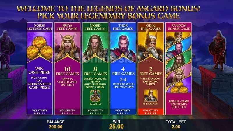 Play Age of the Gods Norse Norse Legends