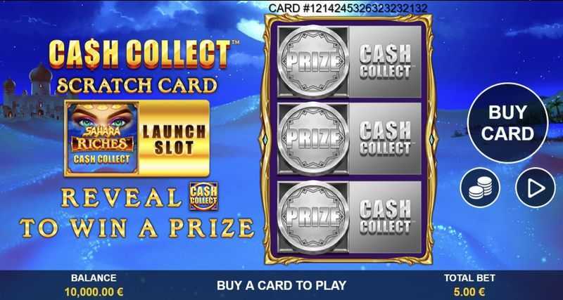 Play Cash Collect Scratch Card