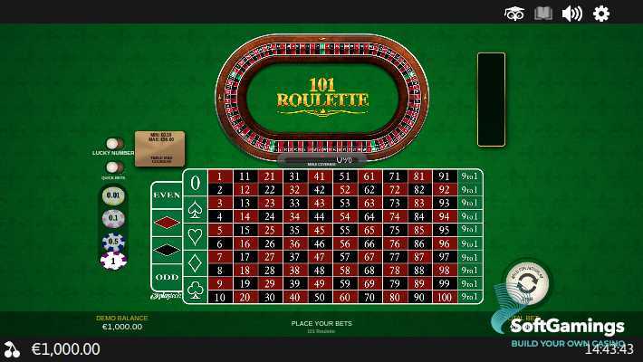 Play 101 Roulette