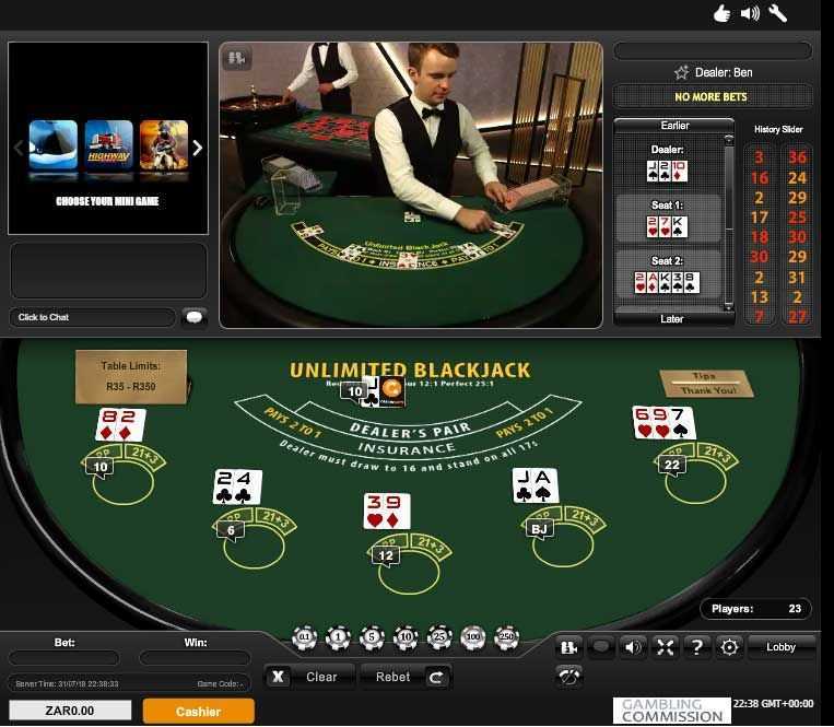 Play American Blackjack