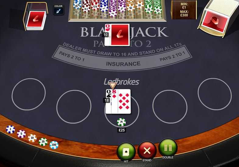 Play Blackjack Peek