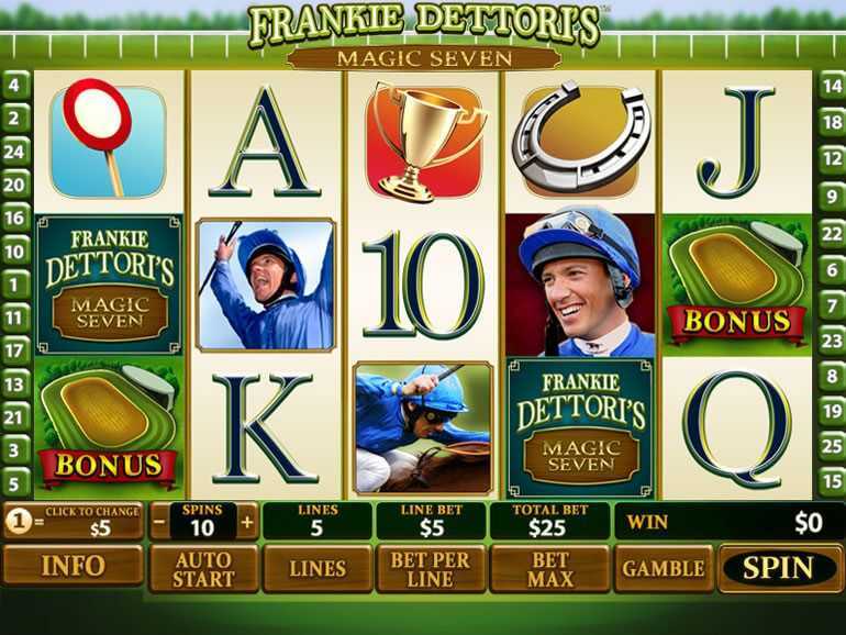 Play Frankie Dettori's Magic Seven Jackpot