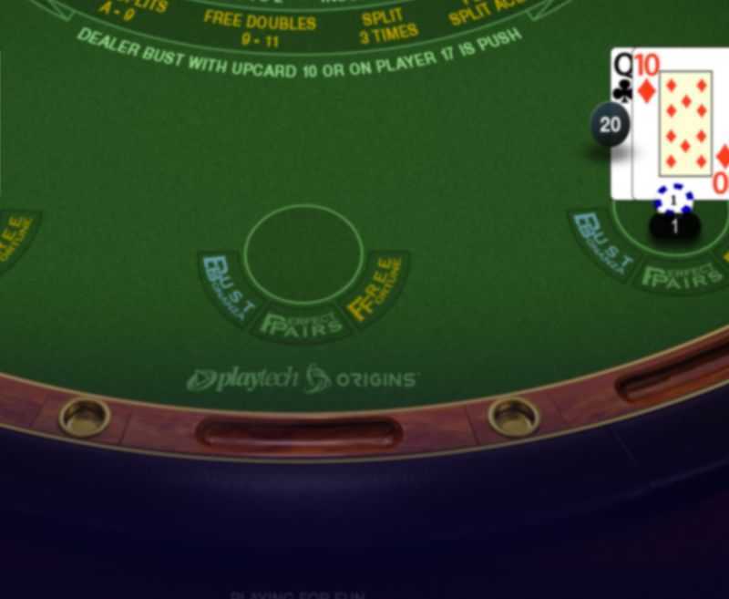 Play Free Chip Blackjack