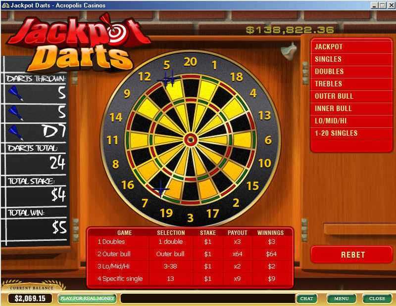 Play Jackpot Darts