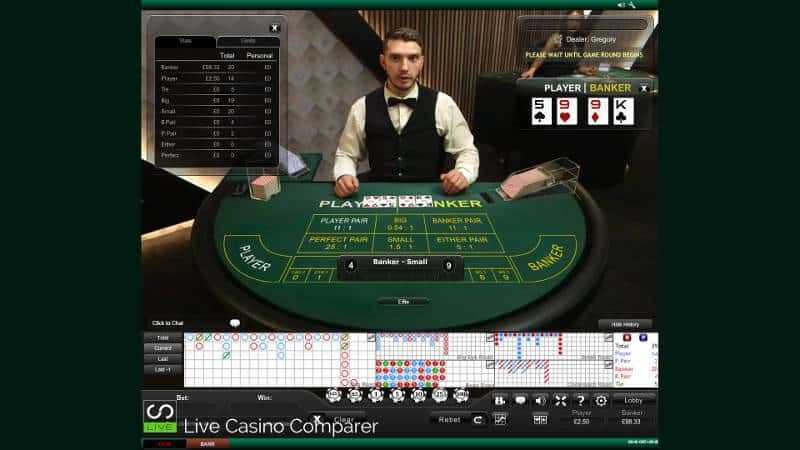 Play Mini Baccarat Live