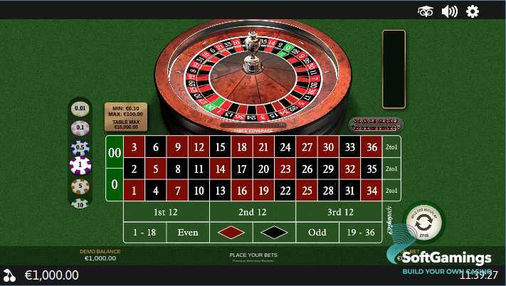 Play Premium American Roulette