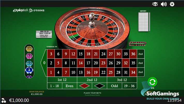 Play Premium European Roulette