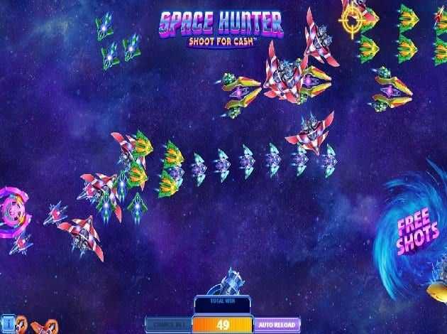 Play Space Hunter Shoot For Cash