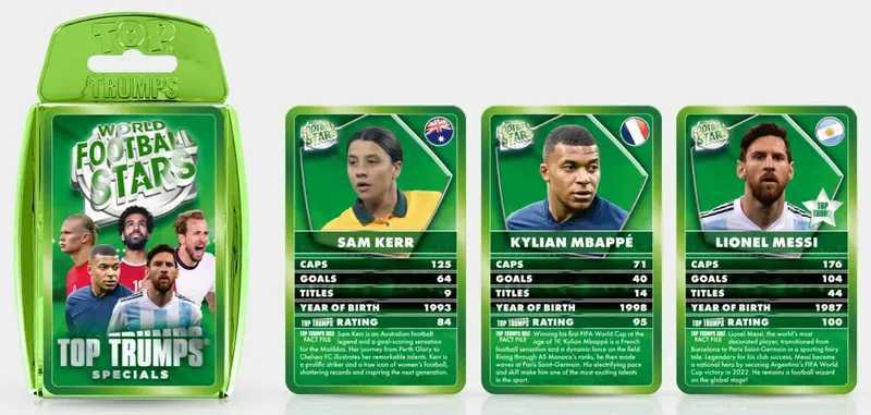 Play Top Trumps - World Football Stars 2014