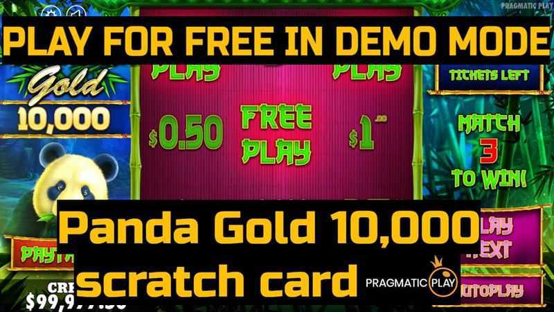 Play Panda Gold Scratchcard