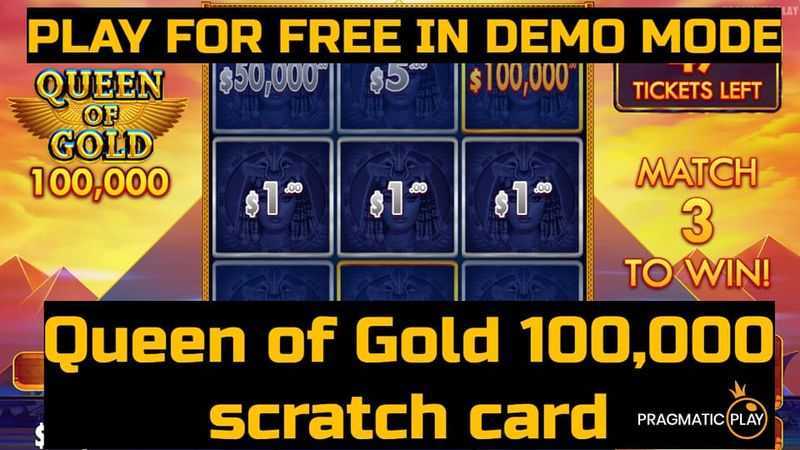 Play Queen of Gold Scratchcard