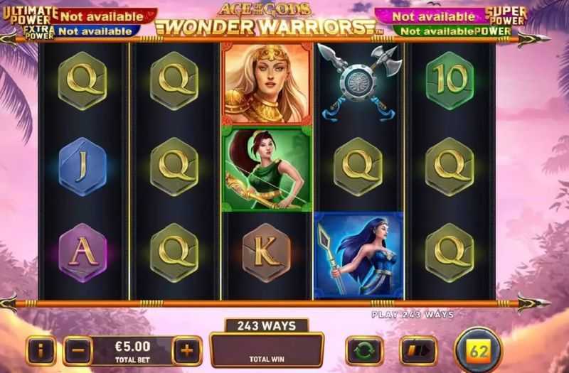 Play Age Of The Gods Wonder Warriors