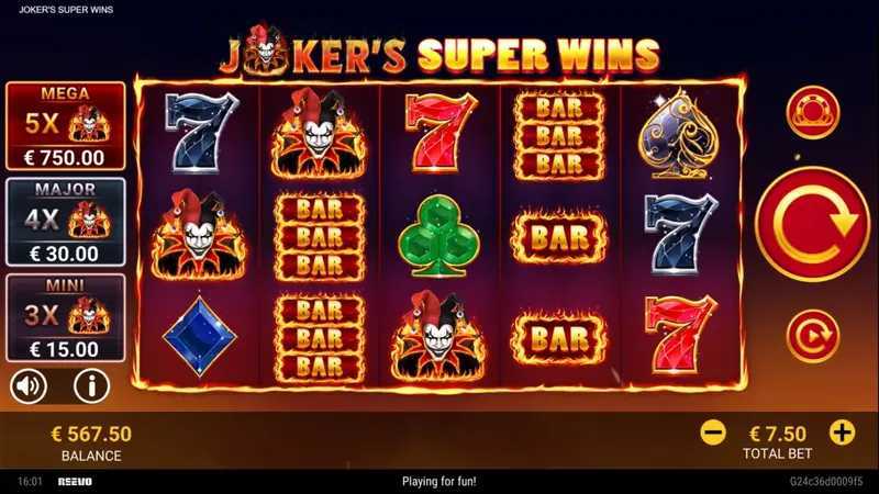 Play Joker's Super Wins