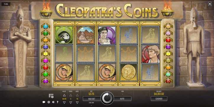 Play Cleopatra's Coins