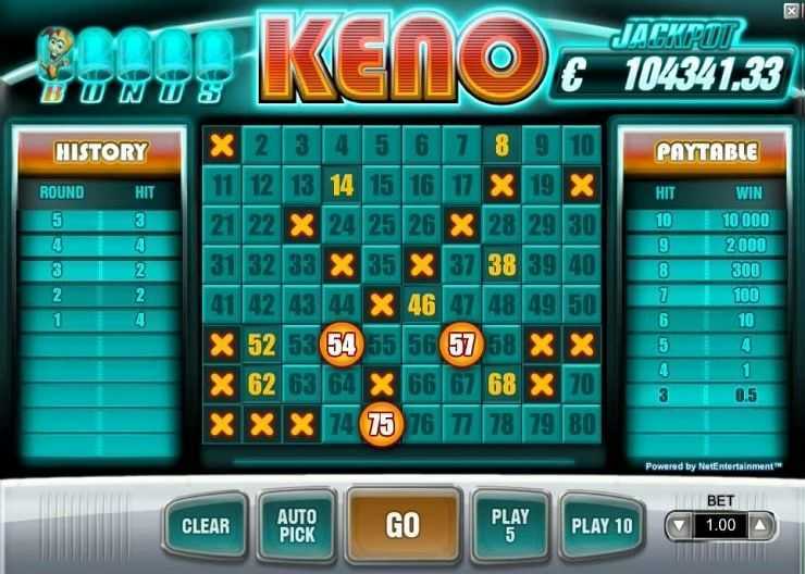 Play Vegas Jackpot Keno