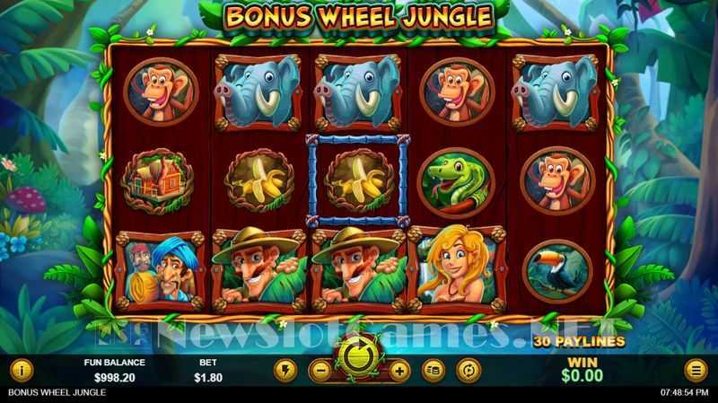 Play Bonus Wheel Jungle