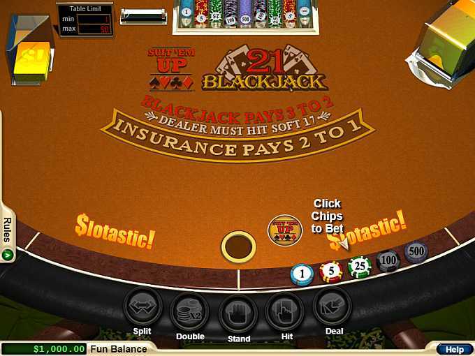 Play Suit'Em Up Blackjack