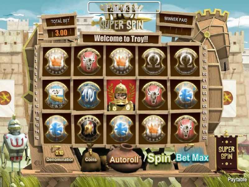 Play Troy Super Spin