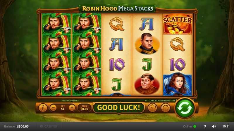 Play Robin Hood Mega Stacks